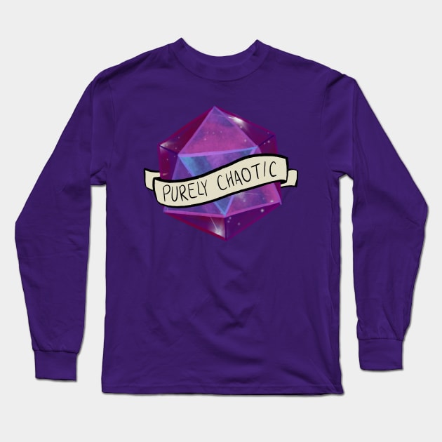 Purely Chaotic Long Sleeve T-Shirt by Aymzie94